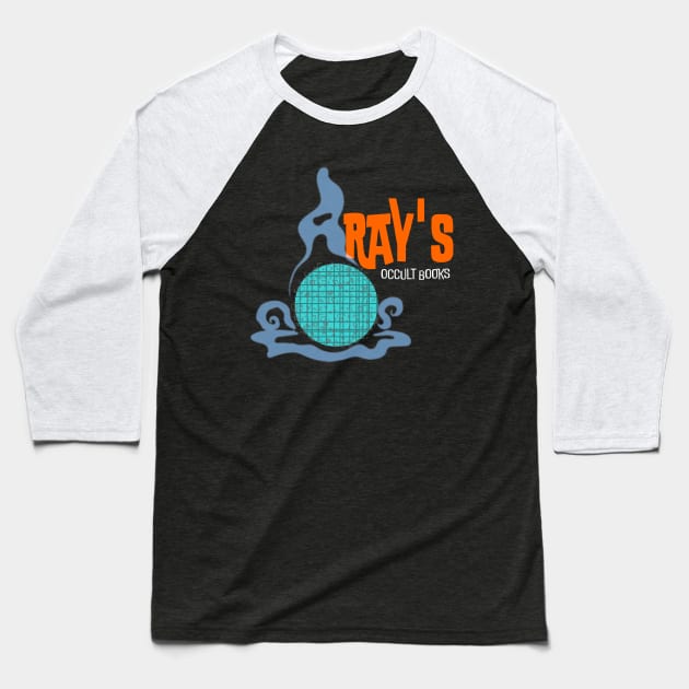 Rays Occult Books MCM Baseball T-Shirt by DrMadness